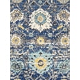 thumbnail image 3 of Pasargad Home Chelsea 8' x 10' Power-Loomed Navy/Ivory Rug - All Ages, Indoors, 3 of 6