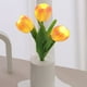 thumbnail image 4 of Lámpara de noche con forma de tulipán grande, simulación de ramo, luz nocturna para dormitorio, lámpara de noche, lámpara de ambiente, decoración del hogar, escritorio, 4 of 7