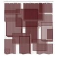 thumbnail image 2 of Ambesonne Contemporary Shower Curtain, Cubes Geometric Modern, 69"Wx84"L, Pale Chocolate, 2 of 4