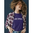 thumbnail image 2 of Free Spirit Tee Crop Tee Women's -SelectDesign Designs, 2 of 4