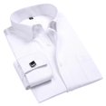 thumbnail image 1 of Allthemen Mens Business Four Season Slim Fit Solid Shirt, 1 of 1