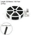 thumbnail image 2 of Uxcell 50m 164ft with Cutter Garden Twine Twist Ties Black 2Pack, 2 of 5