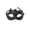A001- Black, variant on Vintage Halloween Masquerade Mask for Women, 7X4 Inch Half Mask with Black Elastic, Scary Mask for Adult Halloween Party Favors