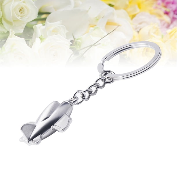 WEUVEB Llavero Con Colgante De En Metal Plateado Ideal Para De Bolso Y Llaves