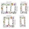 thumbnail image 2 of Yayeee Rocker Switch Wall Plate 2-Gang 4.7"x4.6" Home Decorative Outlet Cover, Purple Vegetables Pattern, 2 of 6