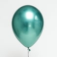 thumbnail image 3 of Globos verdes metálicos cromados 12 pulgadas 50 paquetes gruesos globos de helio KIRIKOU para cumpleaños boda aniversario bebé ducha graduación decoración de fiesta de navidad, 3 of 5