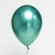 thumbnail image 3 of Globos verdes metálicos cromados 12 pulgadas 50 paquetes gruesos globos de helio KIRIKOU para cumpleaños boda aniversario bebé ducha graduación decoración de fiesta de navidad, 3 of 5