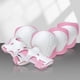 thumbnail image 5 of Rodilleras Protección Ciclismo 6 unids/set soporte de codo de rodilla niños transpirables para deportes al aire libre (rosa), 5 of 8