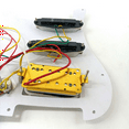 thumbnail image 5 of 2X Electric Guitar Pickguard Pickups Loaded Prewired Scratchplate Assembly 11 Hole SSH White, 5 of 8