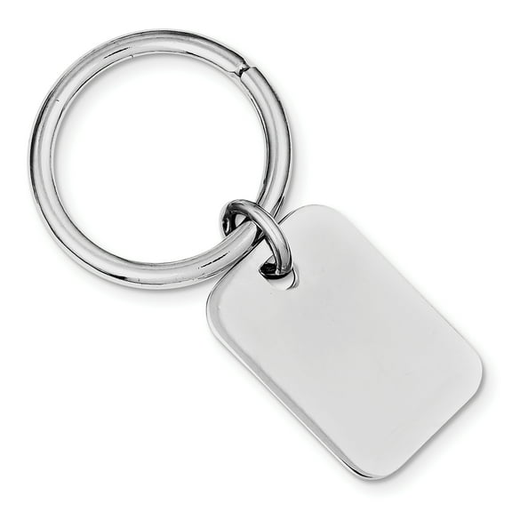 Beautiful Sterling Silver Rhodium Plated Key Chain