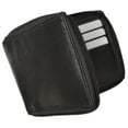 thumbnail image 6 of Zippered Bifold Men's Wallet Deluxe Credit Card Flip Genuine Lamb Leather P 1256, 6 of 8