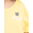 thumbnail image 4 of Bluey Toddler Girls Short Sleeve Peplum Tee with 3-D Bag, Sizes 12M-5T, 4 of 9
