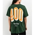 thumbnail image 3 of 4Hunnid YG Men's T-Shirt EST 1990 Short Sleeve Crewneck Tee (X-Large, Green), 3 of 5