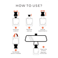 thumbnail image 2 of Evair Sandalwood Car Freshener, Hanging Car Diffuser with Essential Oils, pack of 1, 2 of 2