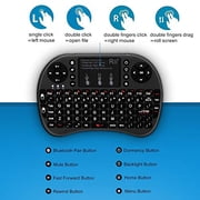 rii i8+ bt mini wireless bluetooth backlight touchpad keyboard with mouse for pc/mac/android