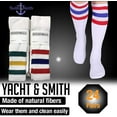 thumbnail image 2 of Yacht & Smith Big And Tall Mens Athletic Cotton Tube Socks, Wholesale Bulk Pack Referee Socks - King Size, by SOCKS’NBULK, 2 of 6
