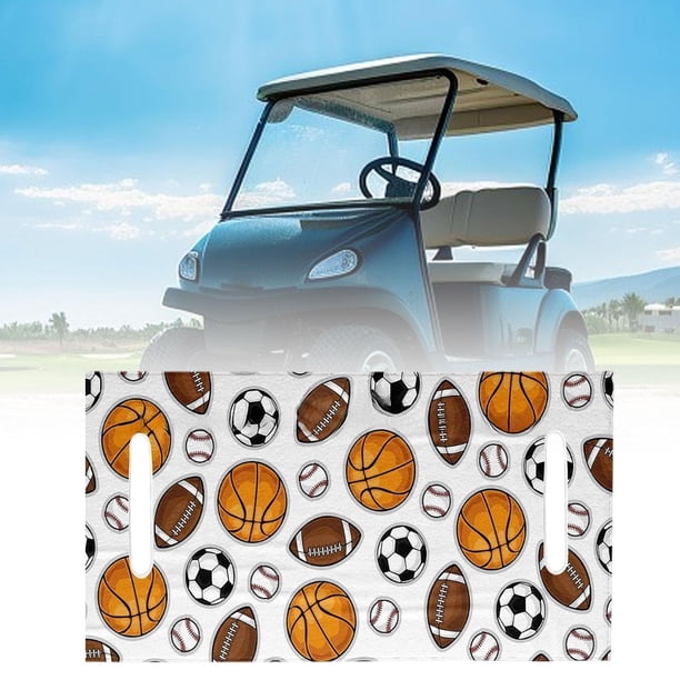 Cubierta del asiento de golf, accesorios fáciles de instalar livianos para la mayoría de las 2 personas Béisbol
