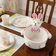 thumbnail image 7 of Easter Bunny Woven Storage Basket, Handwoven Durable Decorative Candy Cookie Chocolate Bowl, Festive Multi-Use Easter Egg Storage Container for Home Tabletop Easter Party Holiday Decor, C, 7 of 7