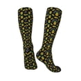 thumbnail image 4 of Daiia Sports Socks Pineapple Printed Novelty Crew Socks for Men Women Knee High Socks Cotton Socks Soft & Breathable Support Unisex Socks, 4 of 9