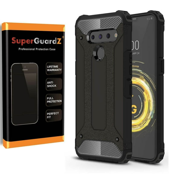 Case For LG V50 ThinQ - SuperGuardZ Heavy-Duty Shockproof Protective Armor   2 Stylus Pen