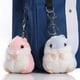 thumbnail image 5 of Lindo muñeco de hámster de peluche llavero animales de peluche llavero encanto bolso colgante, 5 of 6