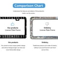 thumbnail image 5 of Dancing Skeletons License Plate Frames for Women Men Car Plate Holder Cover Metal Tag Aluminum Car Accessories Front Rear Plate Decor, 5 of 6