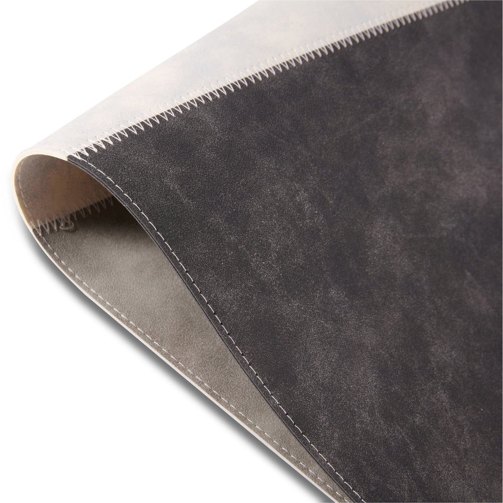 Ala Carte by Dainty Home Milano Patchwork Textured Faux Leather Placemats – Set of 4, Reversible, Non-Slip, Washable, Heat & Tear Resistant – 12x18 in Dining Table Mats