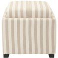 thumbnail image 3 of SAFAVIEH Harrison Single Tray Ottoman Tan / White, 3 of 7