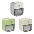 thumbnail image 4 of Bathroom Wall Mounted Non-punch Toilet Paper Dispenser Box Roll Box Storage Shelf Bathroom, 4 of 7