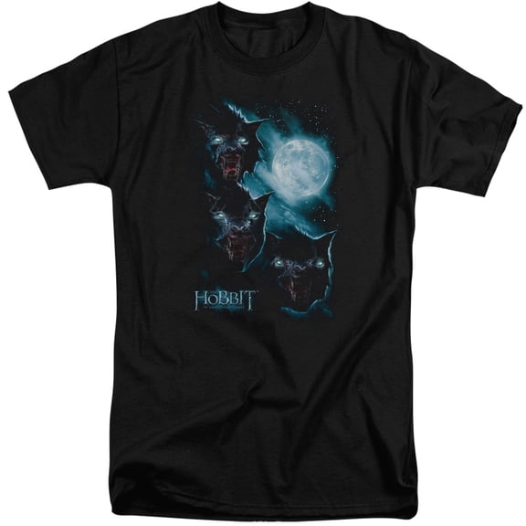 The Hobbit Three Warg Moon S/S Adult Tall Black