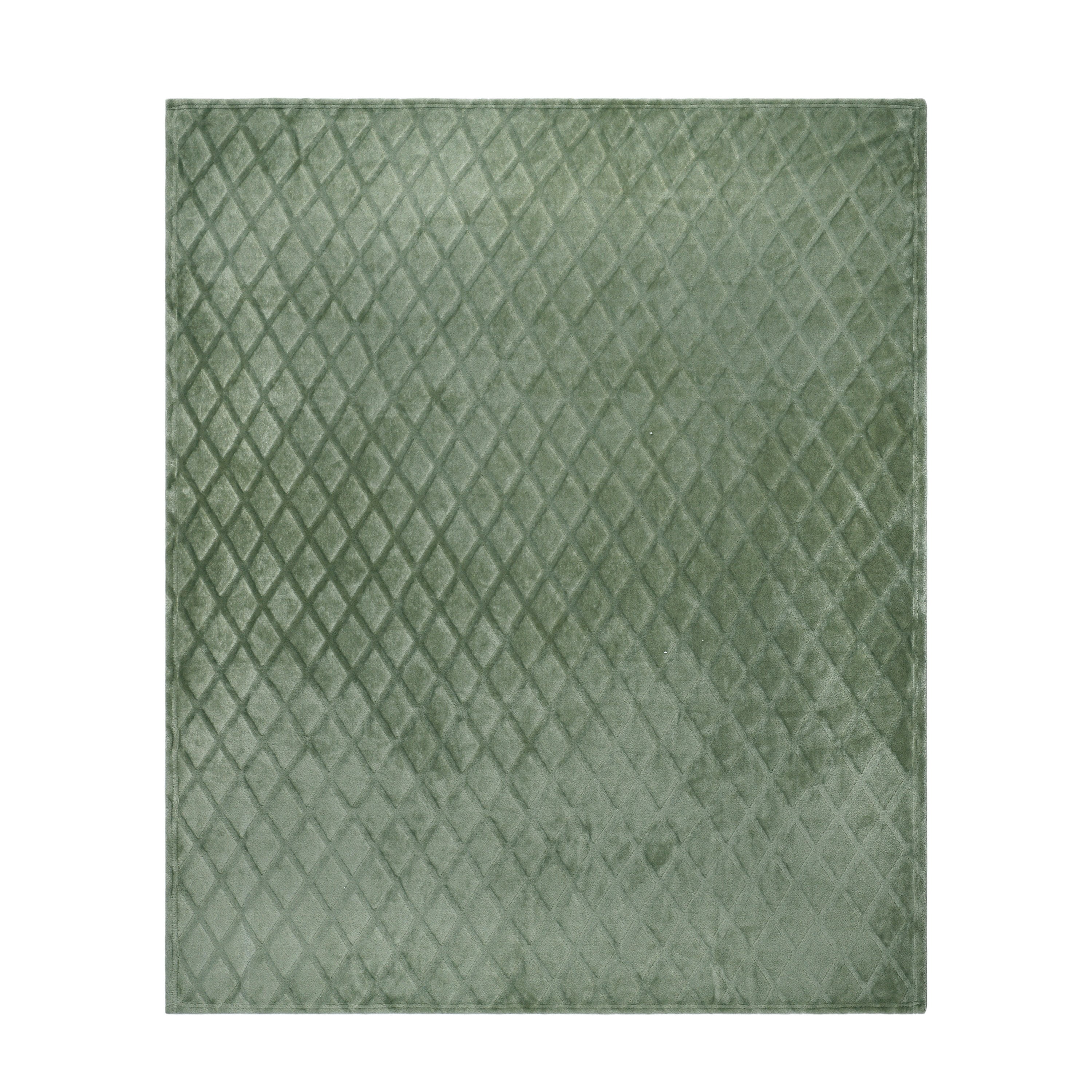 Ensemble cadeau douillet pour la fête des Mères Hometrends vert – couverture, chaussettes et tasse