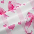 thumbnail image 5 of Manfei Cute Bow Loves Kitchen Curtains,Pink Dreamy Bowknot Black Out Curtains Pack of 2 (42x63 Each), 5 of 6