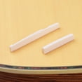 thumbnail image 3 of Sillín Sillín de guitarra y tuerca Material de hueso real 2 piezas para guitarra acústica de 6 cuerdas TOMSHOO Sillín, 3 of 6