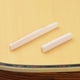 thumbnail image 3 of Sillín Sillín de guitarra y tuerca Material de hueso real 2 piezas para guitarra acústica de 6 cuerdas TOMSHOO Sillín, 3 of 6