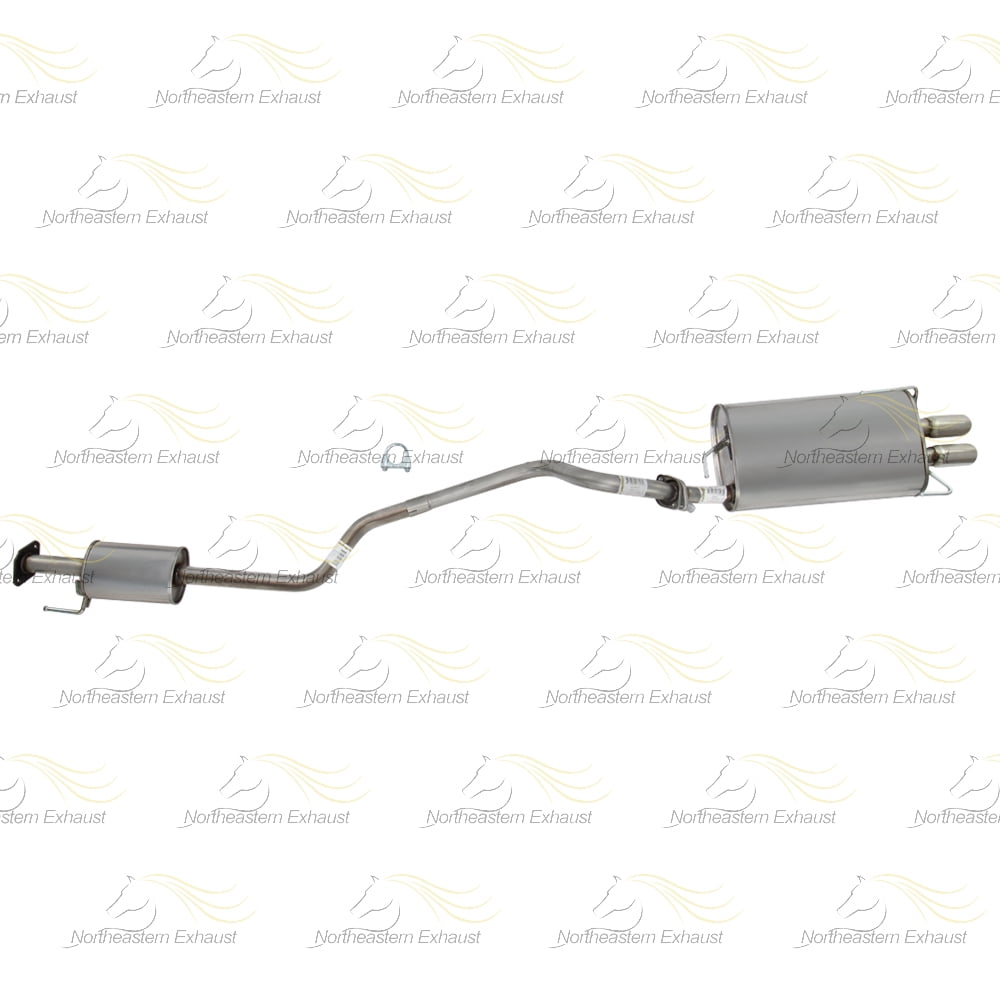 Northeastern Exhaust Resonator & Muffler Fits 2002-2006 Nissan Sentra 2.5L Sedan - Direct Fit | Stainless Steel System Kit