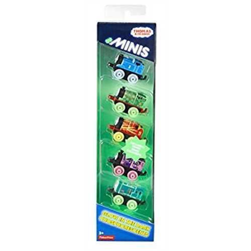 Thomas & Friends Minis Glow in The Dark Set of 5 Trains for sale online 