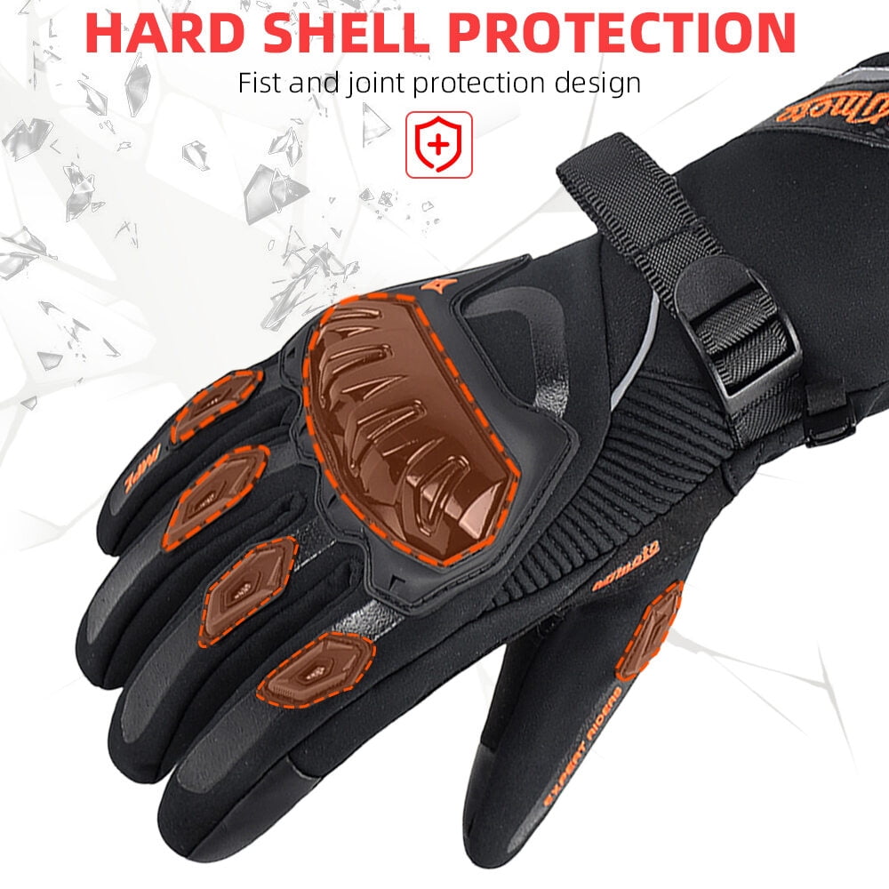 MJMOTO Motorcycle Gloves Windproof Waterproof Guantes Moto Men Motorbike Riding Gloves Touch Screen Moto Motocross Gloves Winter for Male