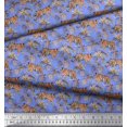thumbnail image 2 of Soimoi Poly Georgette Fabric Leaves & Tiger Jungle Print Fabric by The Yard 52 Inch Wide, 2 of 3