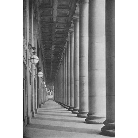 Union Canal - Portico facing Canal Street, Chicago Union Station, Illinois, 1926 Print Wall Art