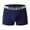 #01Dark Blue, variant on Mens Underwear Man Underwear Cotton Boxer Men S Breathable Solid Flexible Shorts Boxer Underpants Blue 3XL