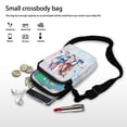 thumbnail image 5 of HELLHERO Galloping Horses Butterflies Adjustable Shoulder Strap Crossbody Sling Bags for Adults, Travel, 5 of 5