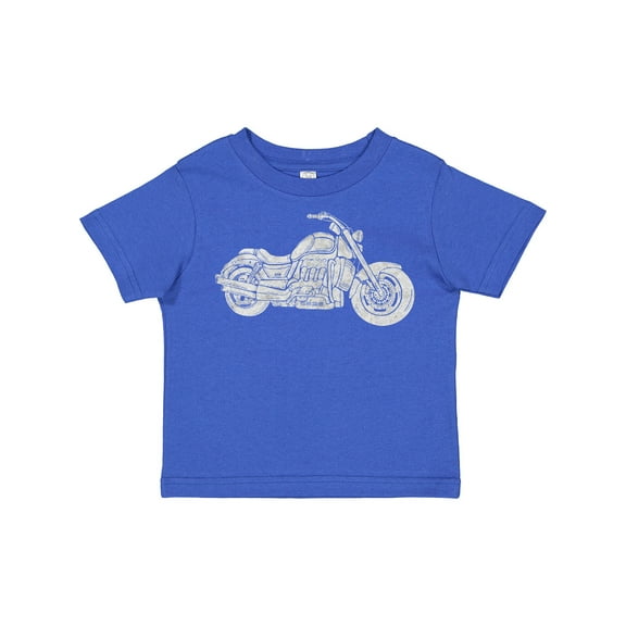 Inktastic Distressed Motorcycle Boys or Girls Toddler T-Shirt