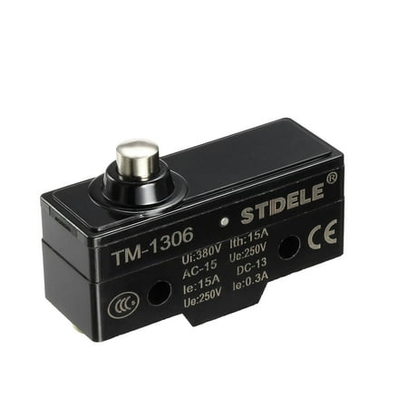 Moeller Electrical Reed Switch - TM-1306 SPDT 1NO+1NC Short Reed Snap Button Lever Micro Switch