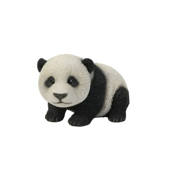 Hi-Line Gifts 10.75" Crawling Baby Panda Outdoor Garden Statue