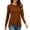 Brown, variant on Women’s Long Sleeve Shirts Waffle Knit Tunic Top | Wrap Buttons Side,Soft Lightweight Sweater