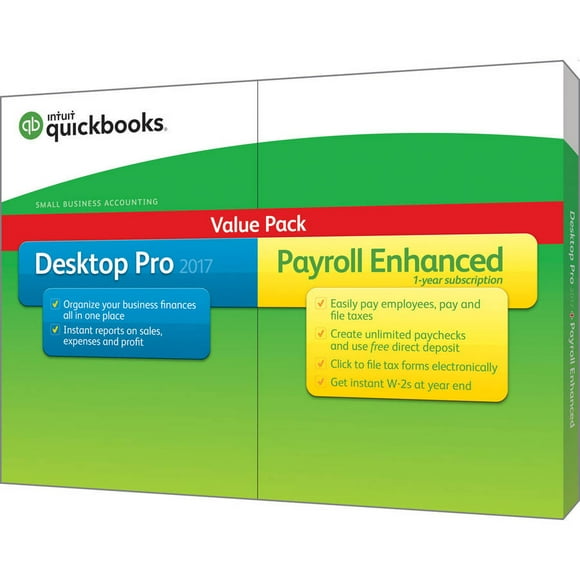 Intuit Quickbooks Desktop Pro Payroll Enhanced