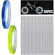 thumbnail image 1 of Reflector de radios con pegatinas luminosas para ruedas, juego de tiras fluorescentes para ciclismo nocturno de bicicleta, 1 of 1