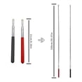 thumbnail image 1 of QUTETN 2-Telescopic Extendable Teachers Pointer Sticks with Felt Head - 39” (Red & Black) Extendable Range  Durable Non-Battery Needed for Teachers  Guides  Coaches  Presentations & Class, 1 of 6