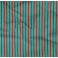 thumbnail image 4 of oneOone Cotton Poplin Twill Turquoise Blue Fabric Stripes Sewing Craft Projects Fabric Prints By Yard 56 Inch Wide, 4 of 4