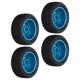 thumbnail image 3 of Juego De Llantas De Goma RC, Llantas RC Y Llantas De Ruedas Amortiguación Fuerte 75 Mm Para 1/14 RC Off Road Car ANGGREK Otros, 3 of 8